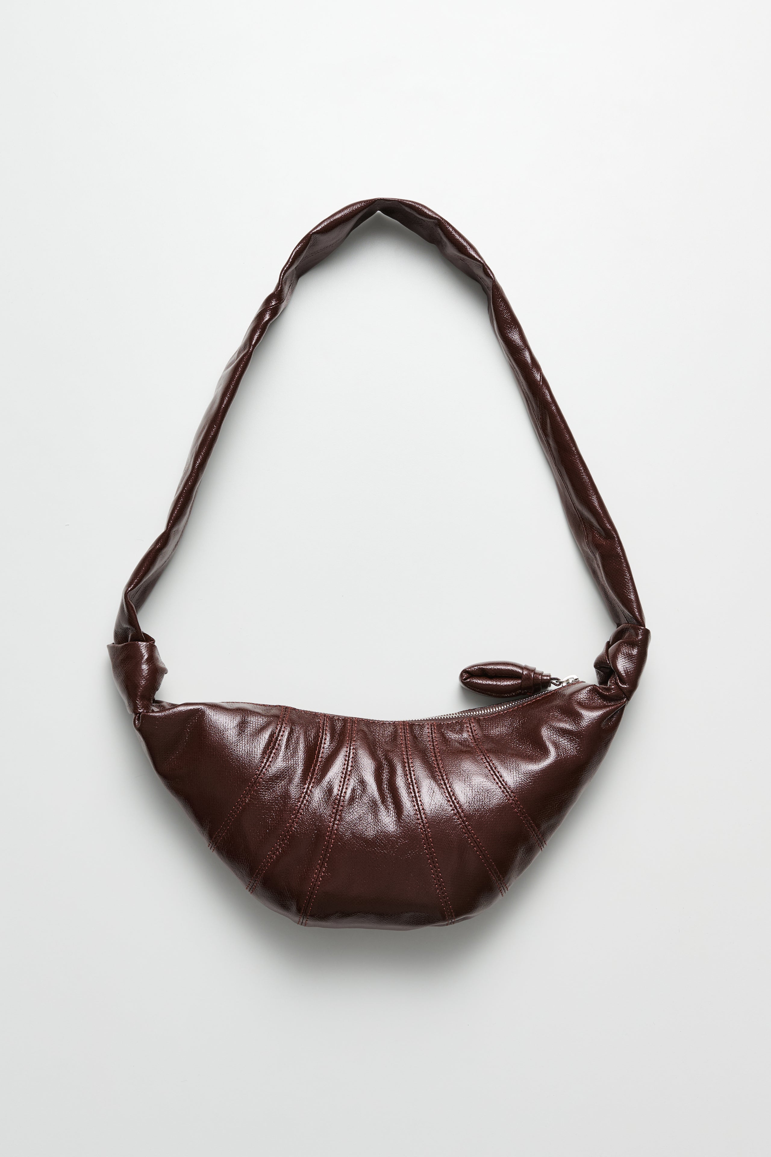 Lemaire Small Croissant Bag Chocolate Fondant