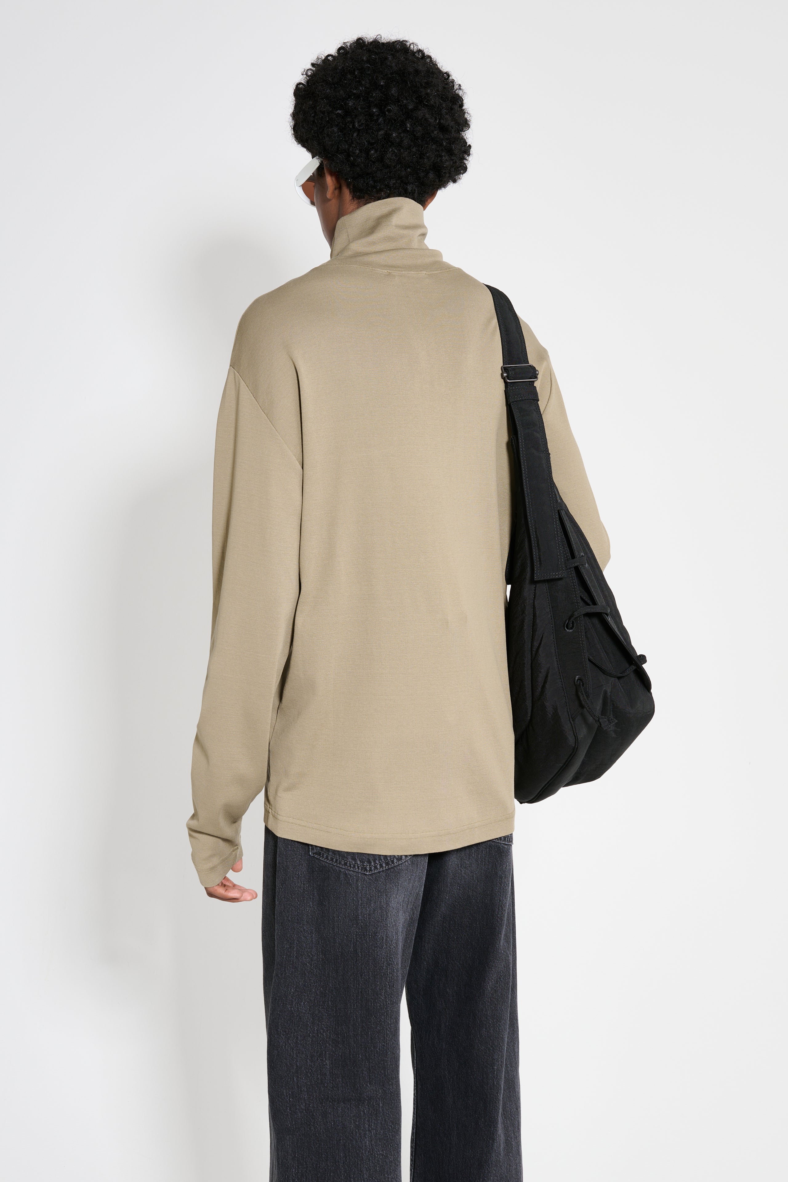 Lemaire Long Sleeve Turtle Neck Green Beige