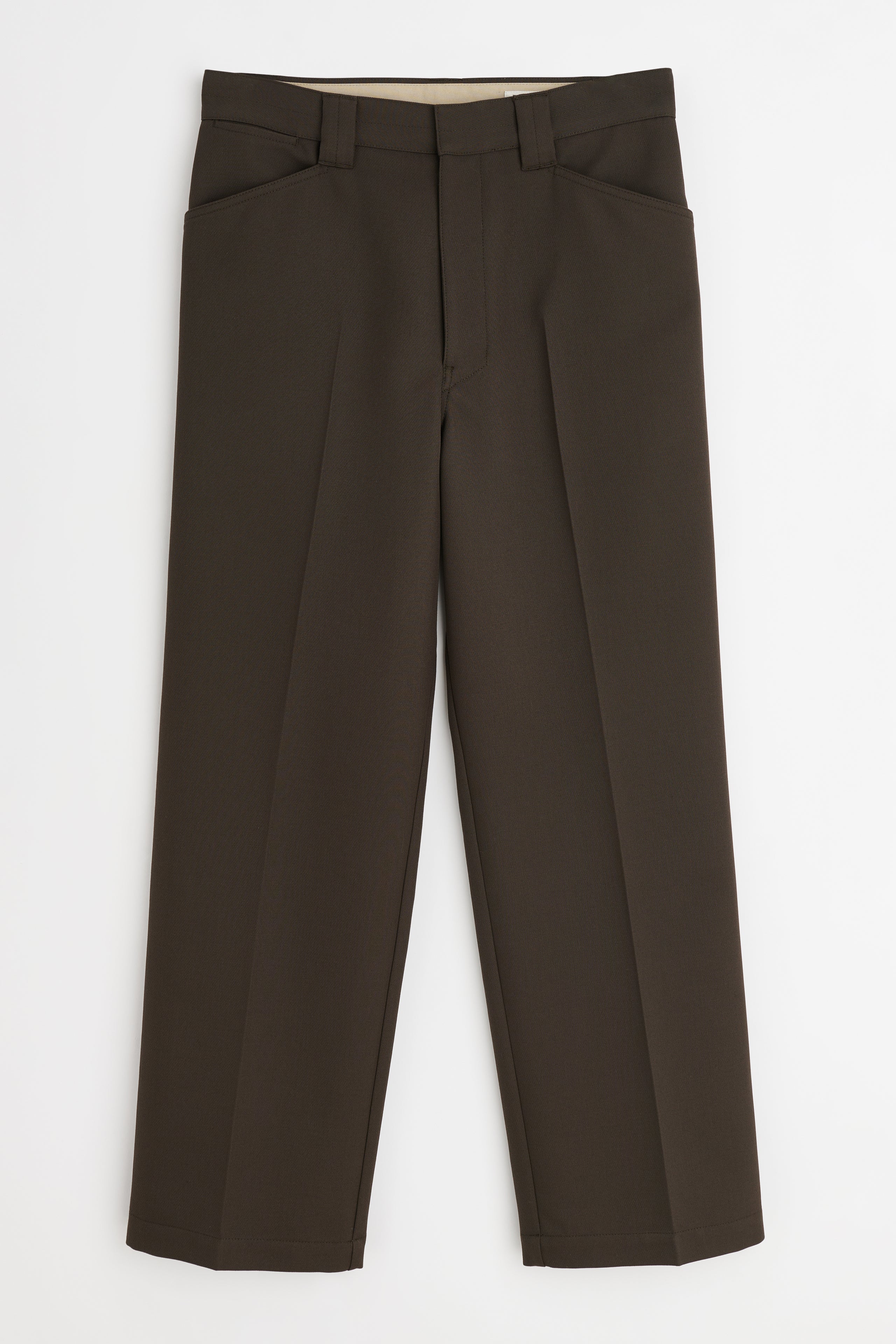 Lemaire Straight Pants Dark Brown