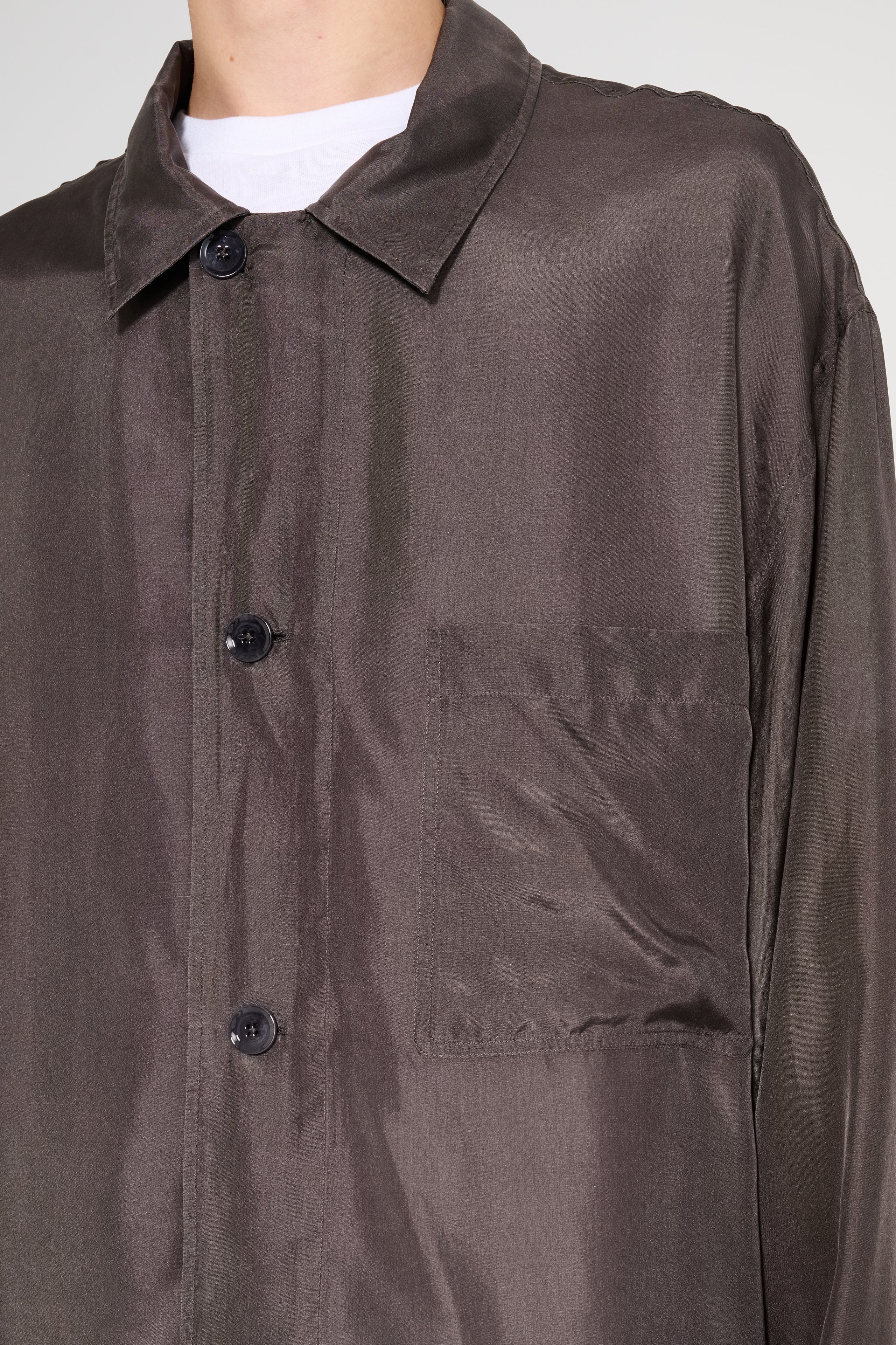 Lemaire Pyjama Shirt Espresso