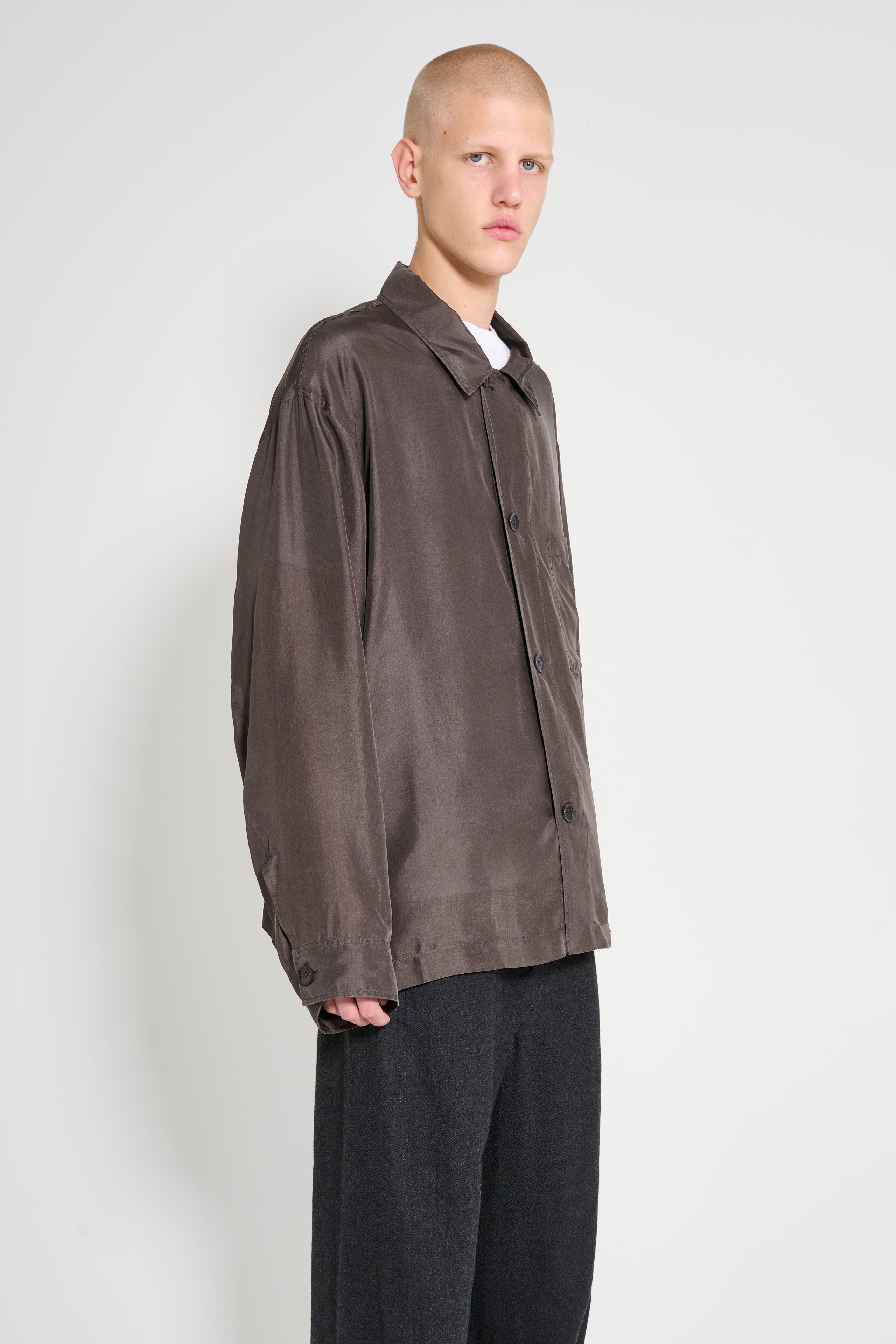 Lemaire Pyjama Shirt Espresso