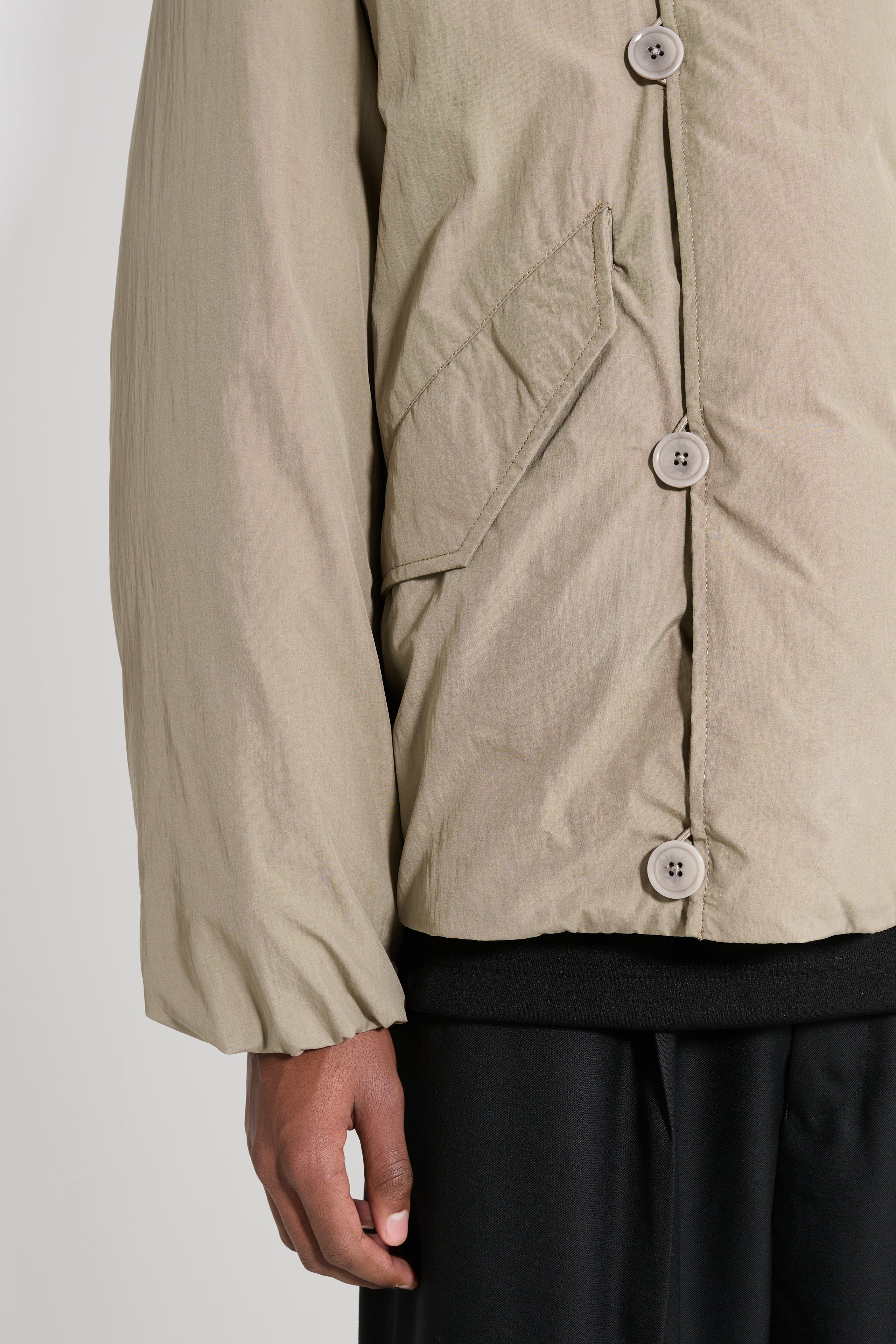 Lemaire Hooded Puffer Blouson Desert Sage