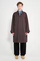 Lemaire Car Coat Dark Chocolate