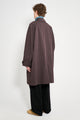 Lemaire Car Coat Dark Chocolate