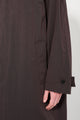Lemaire Car Coat Dark Chocolate