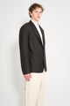 Lemaire Tailored SB Jacket Dark Espresso Melange