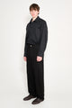 Lemaire Maxi Barrel Workwear Pants Black