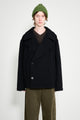 Lemaire Boxy Peacoat Black