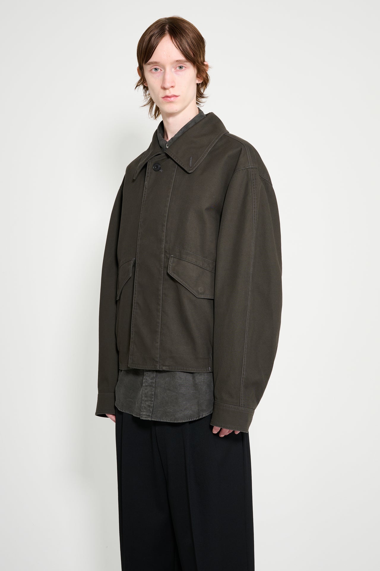 Lemaire Boxy Blouson Espresso