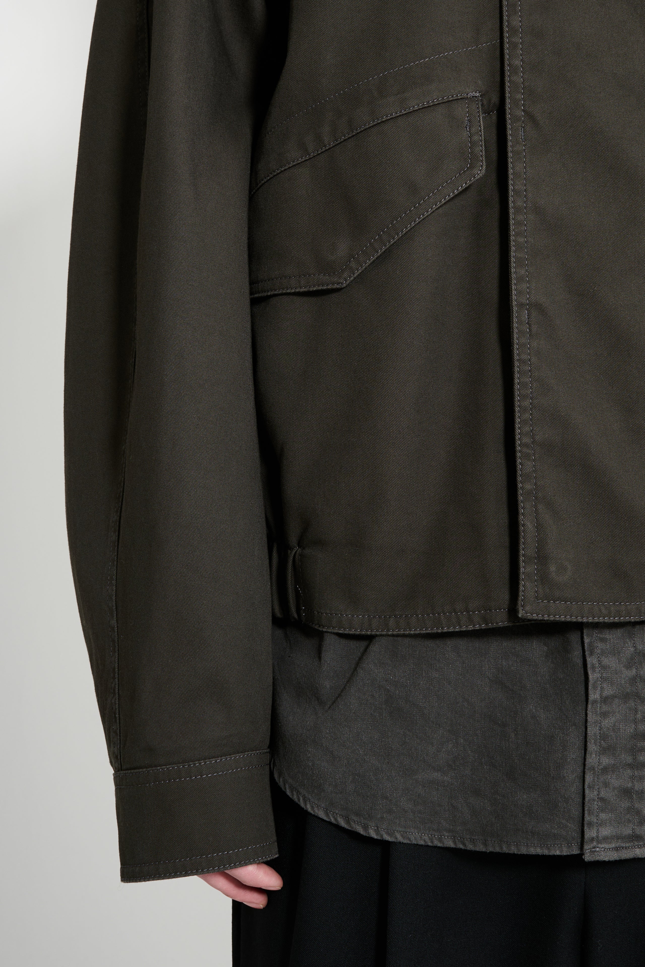 Lemaire Boxy Blouson Espresso