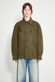 Lemaire Workwear Overshirt Moss Green