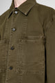 Lemaire Workwear Overshirt Moss Green