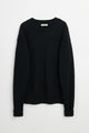 Lemaire Boxy Roundneck Sweater Black