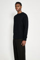 Lemaire Boxy Roundneck Sweater Black