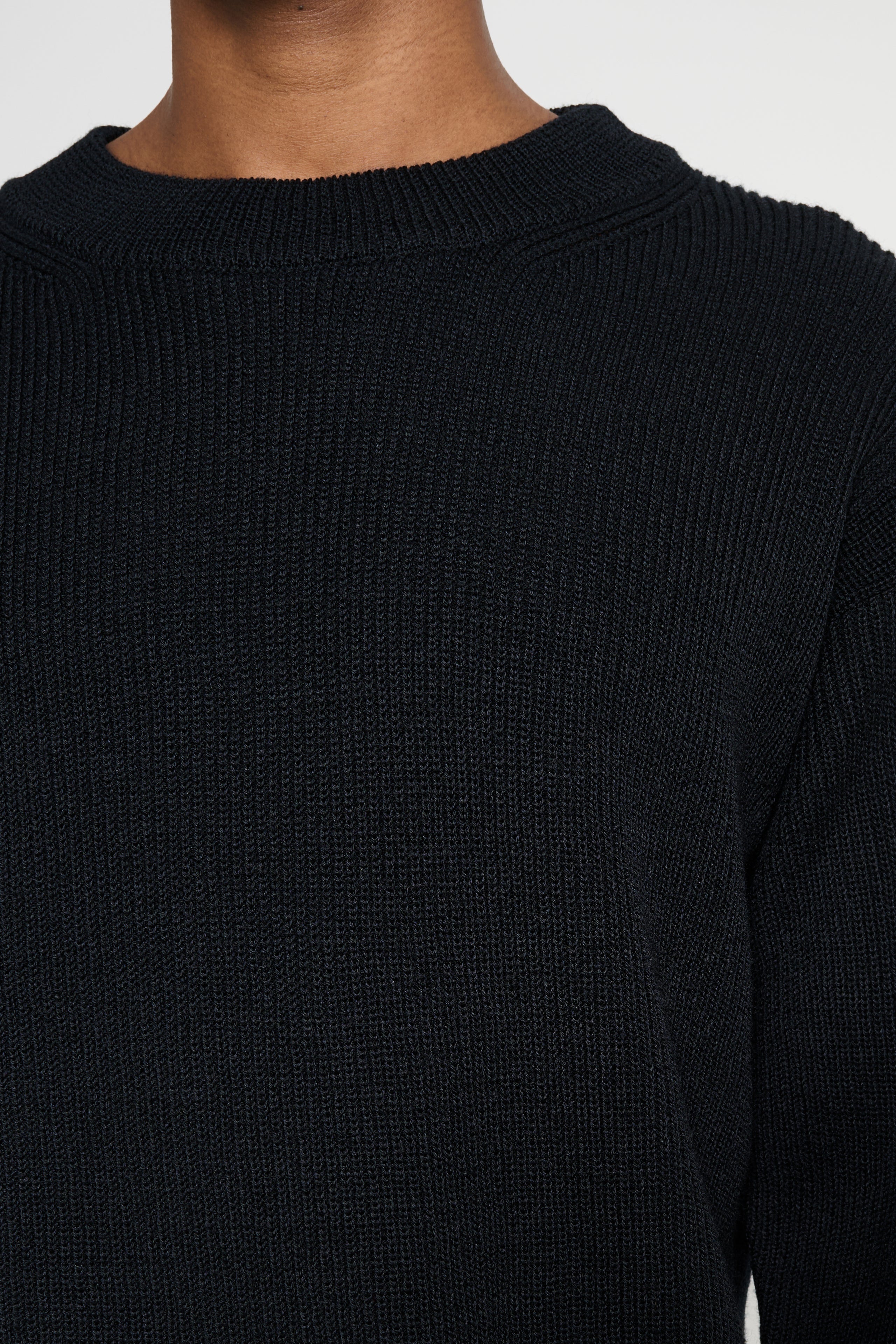 Lemaire Boxy Roundneck Sweater Black