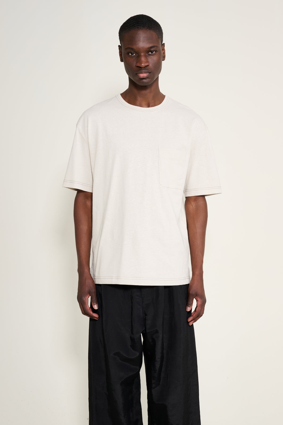 Lemaire Boxy Short Sleeve T-Shirt Pearl – Très Bien
