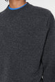 Margaret Howell Seamless Crew Neck Merino Cashmere Storm Grey