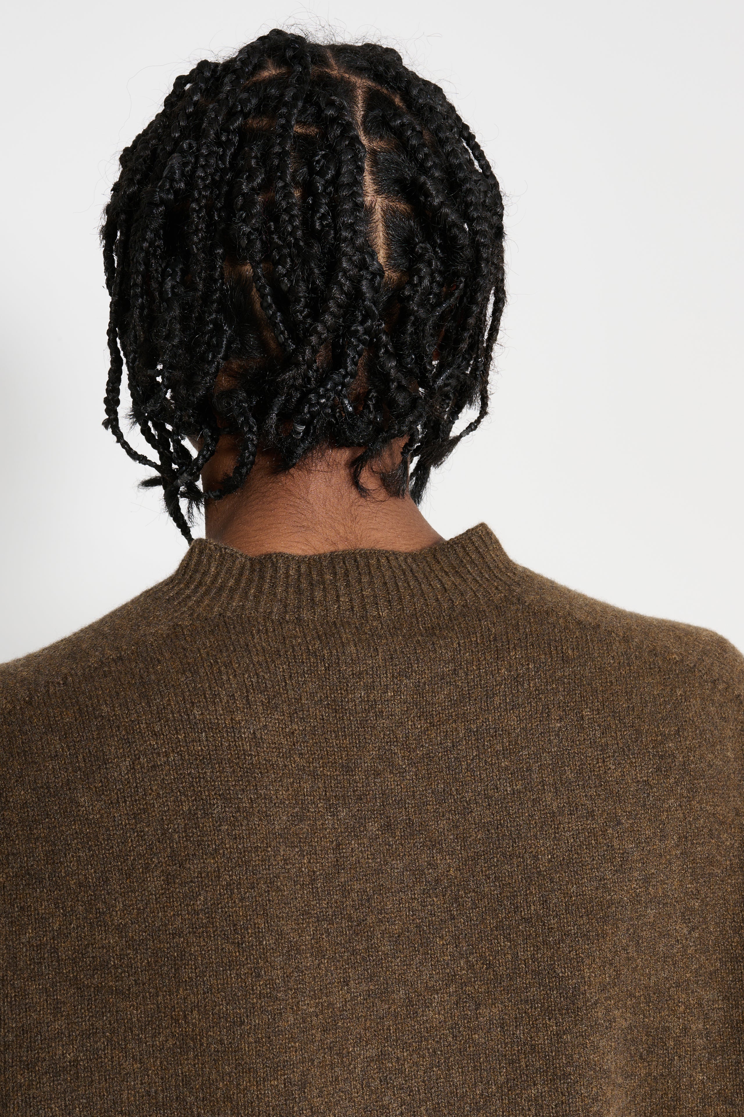 Margaret Howell Seamless Crew Neck Merino Cashmere Bracken