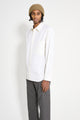 Margaret Howell Basic Shirt Wide Spaced Cotton Stripe Off White / Black