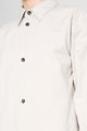 Margaret Howell Minimal Boxy Overshirt Heavy Cotton Poplin Chalk