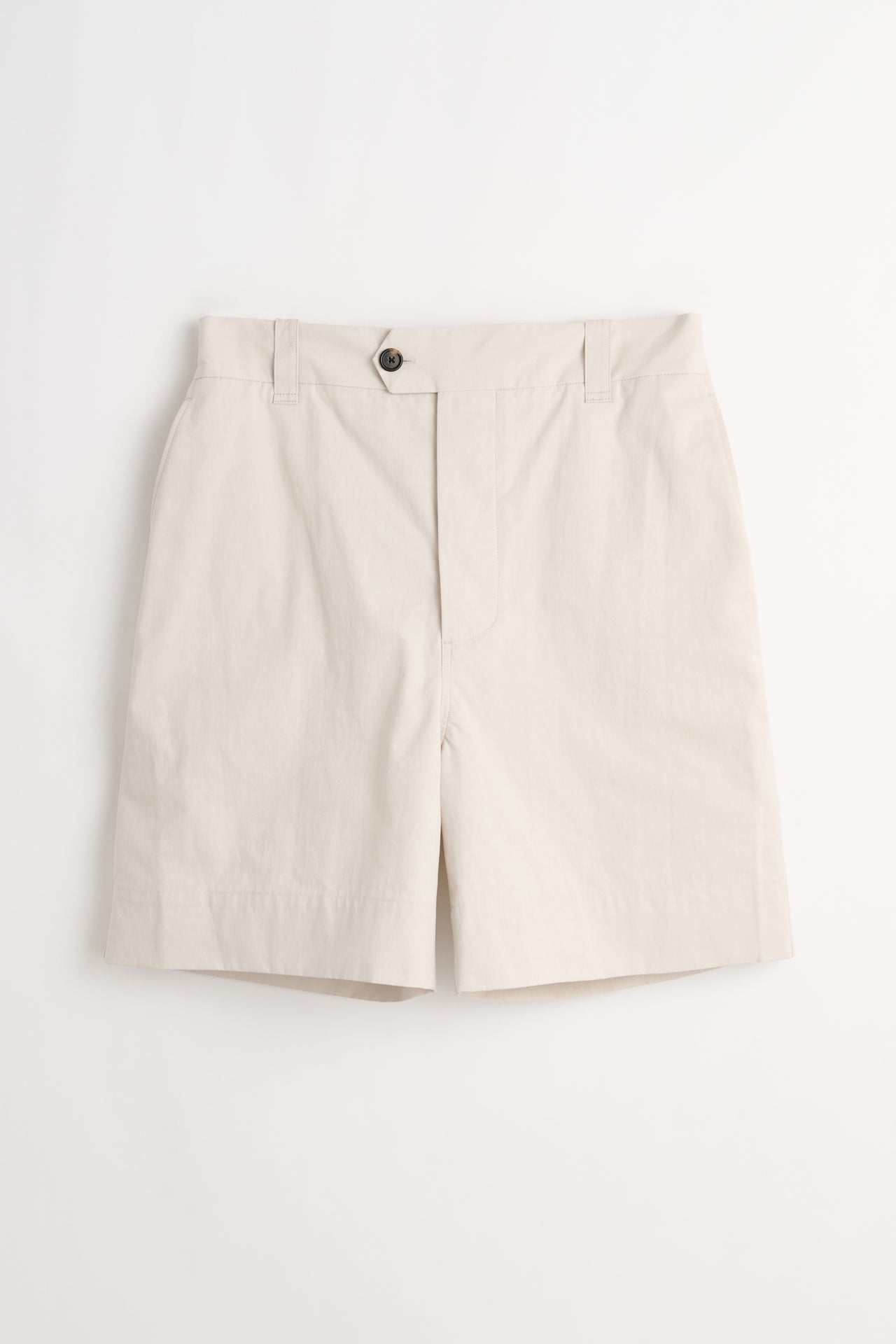 Margaret Howell Relaxed Shorts Heavy Cotton Poplin Chalk