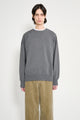 Margaret Howell MHL Cross Over Crew Dry Cotton Charcoal