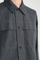 Margaret Howell MHL Storm Flap Shirt Dry Cotton Linen Carbon