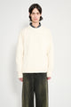 Margaret Howell MHL Cross Over Crew Dry Cotton Ecru