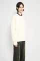 Margaret Howell MHL Cross Over Crew Dry Cotton Ecru
