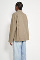Margaret Howell MHL Raglan Jacket Plain Cotton Drill Taupe