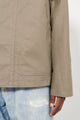 Margaret Howell MHL Raglan Jacket Plain Cotton Drill Taupe