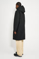 Margaret Howell MHL Hooded Deck Parka Dry Cotton Canvas Black