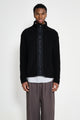Margaret Howell Zip Through Cardigan Dry Wool Black