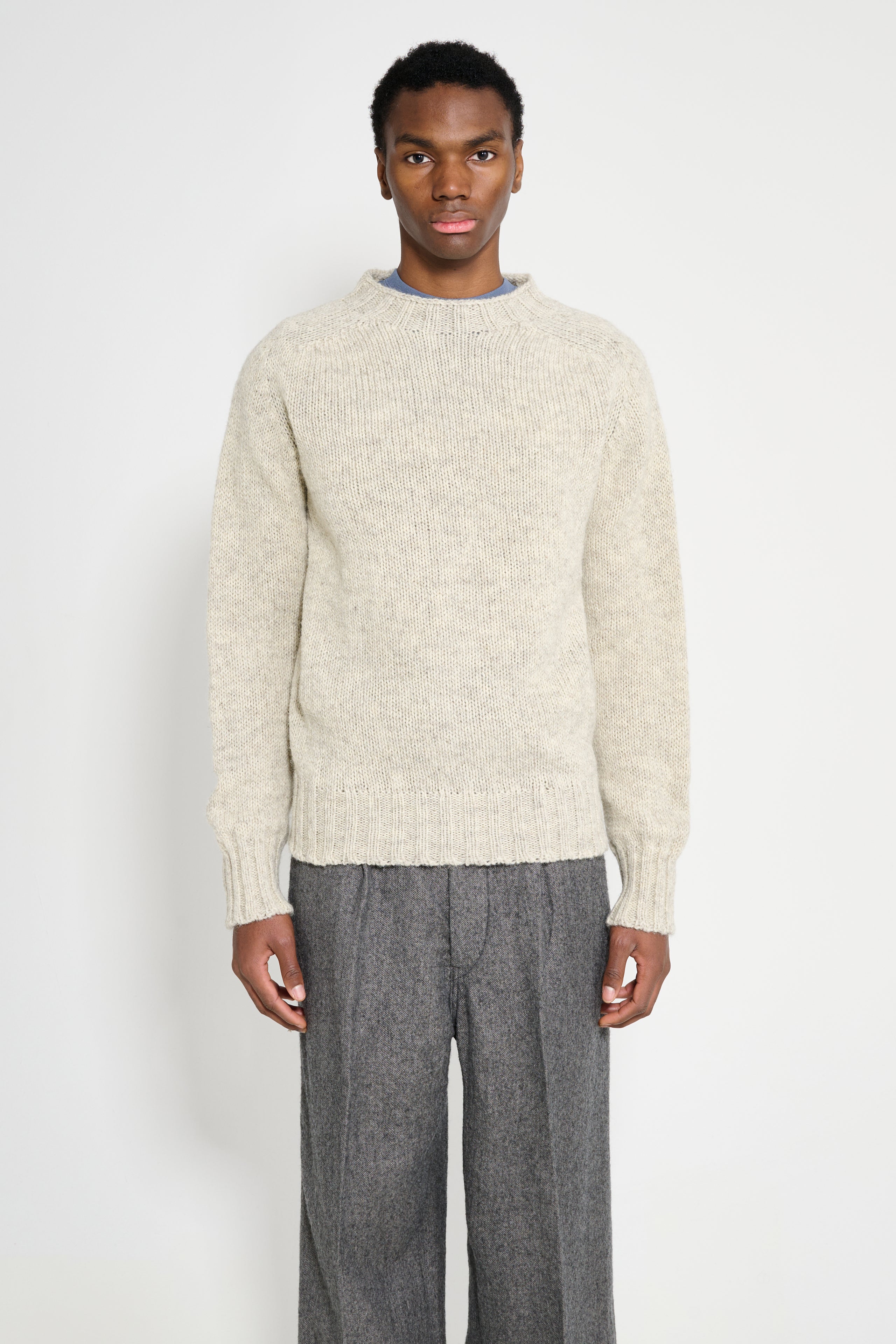 Margaret Howell MHL Chunky Seamless Crew Neck Natural