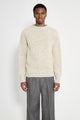 Margaret Howell MHL Chunky Seamless Crew Neck Natural