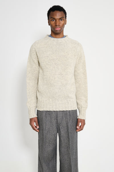 Margaret Howell MHL Chunky Seamless Crew Neck Natural – Très Bien