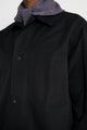 Margaret Howell MHL Chore Shirt Double Twisted Cotton Canvas Black