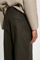 Margaret Howell MHL Wide Waistband Trousers Dry Cotton Cedar