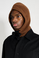 Margaret Howell MHL Knitted Hood Lambswool Conker