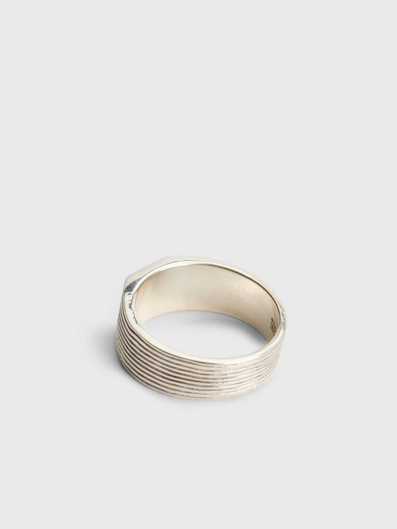 Maiden Name Dan Ring Onyx Silver
