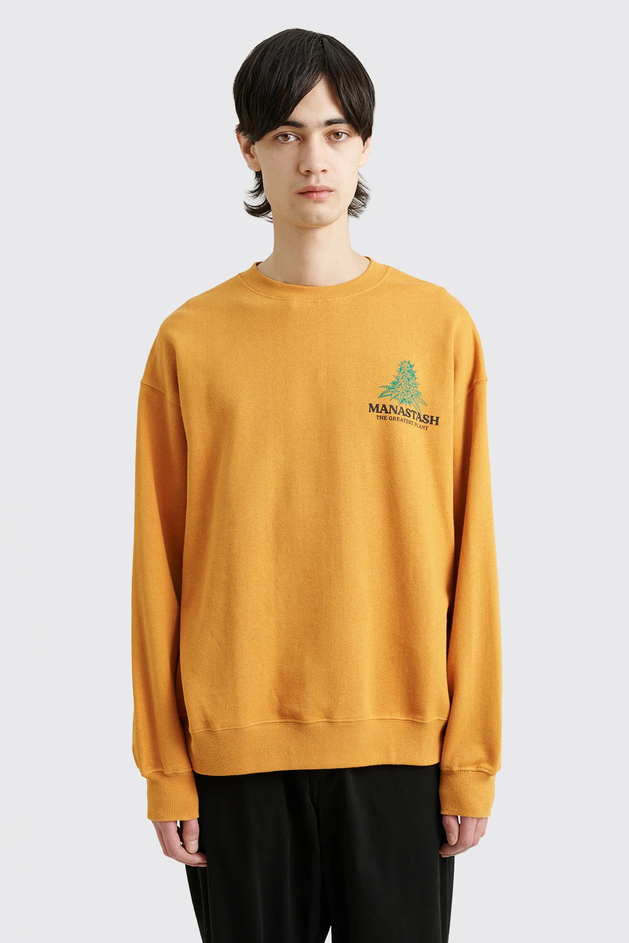 Manastash Cascade Sweatshirt “The Greatest Plant” Mango