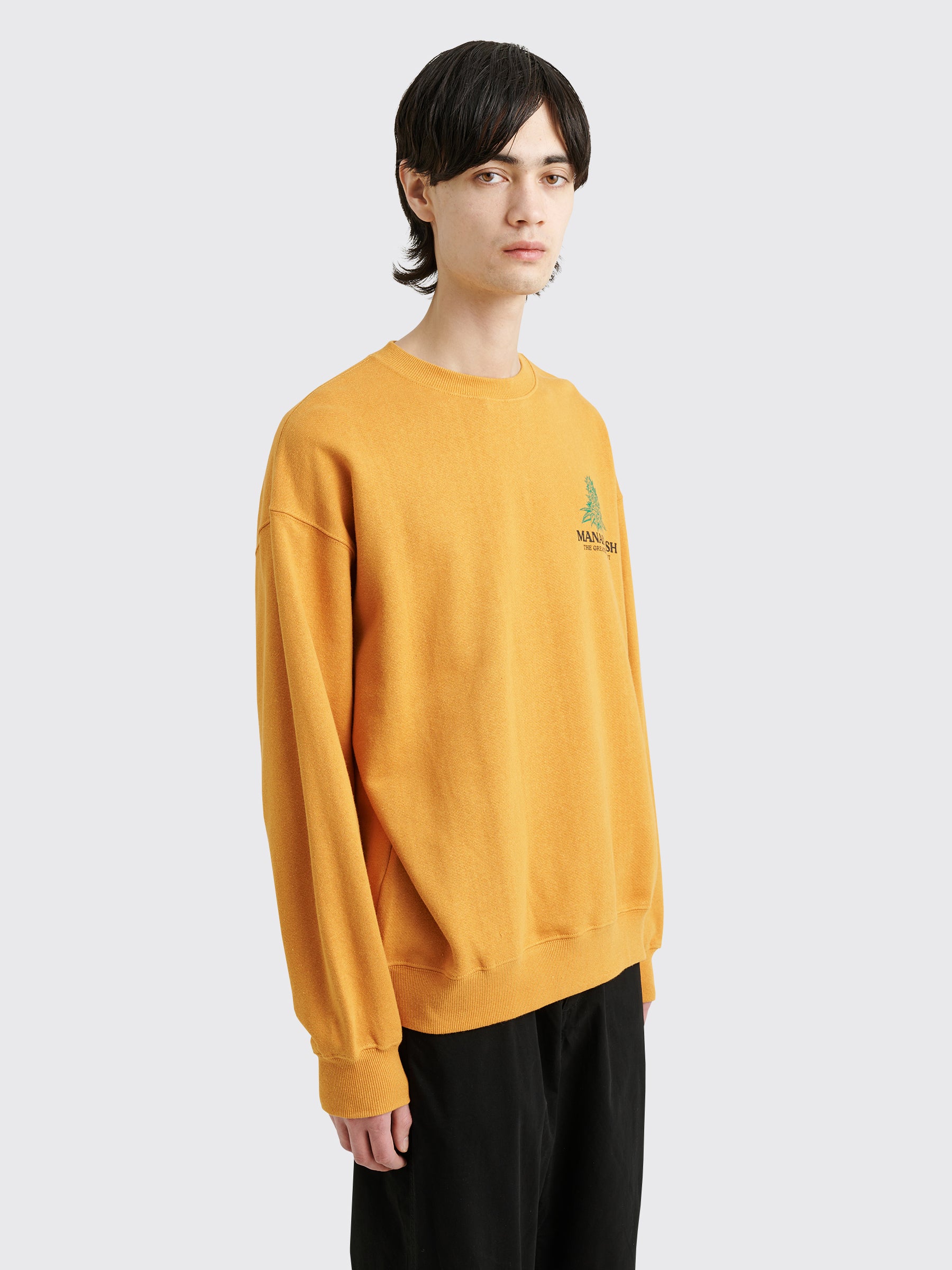 Manastash Cascade Sweatshirt “The Greatest Plant” Mango