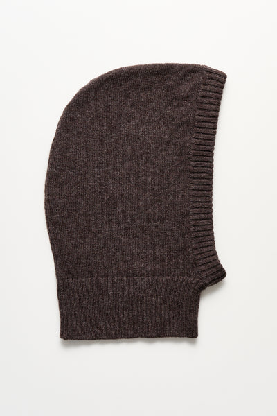 Margaret Howell MHL Felted Hood Lambswool Chocolate – Très Bien