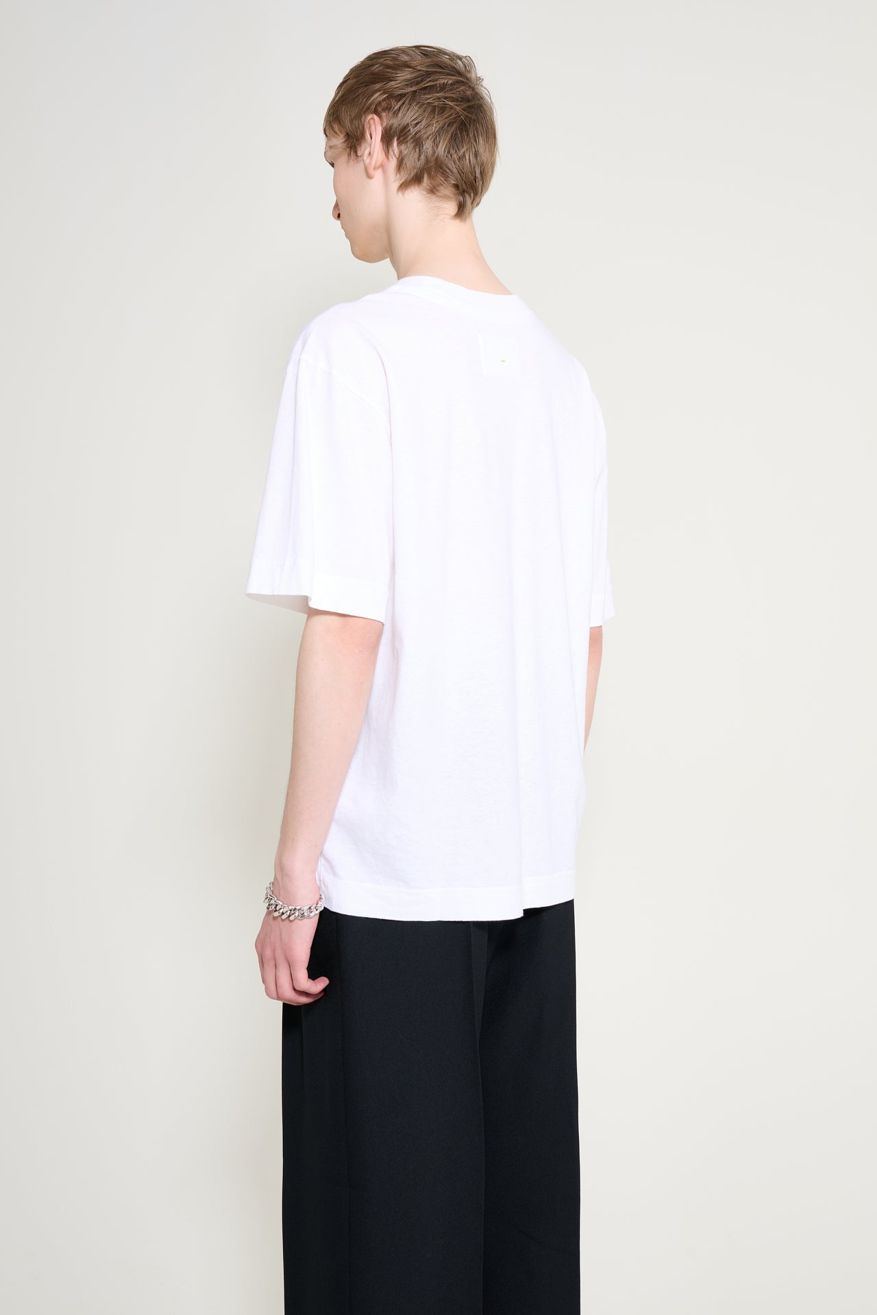 Margaret Howell MHL Simple T-shirt Cotton Linen Jersey White