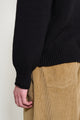 Margaret Howell MHL Zip Up Polo Jumper Black