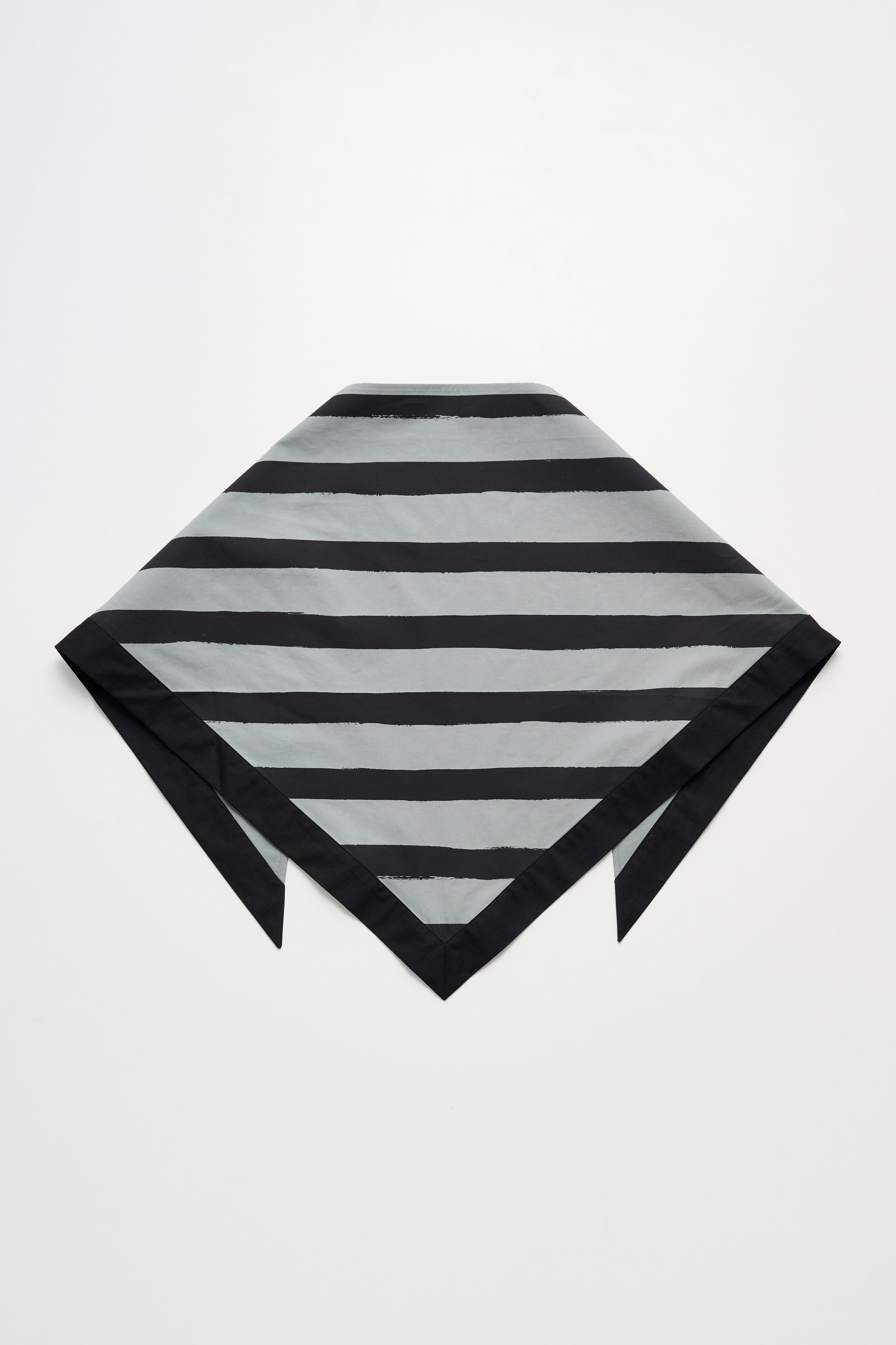 Margaret Howell MHL Printed Woven Scout Scarf Compact Cotton Poplin Fog