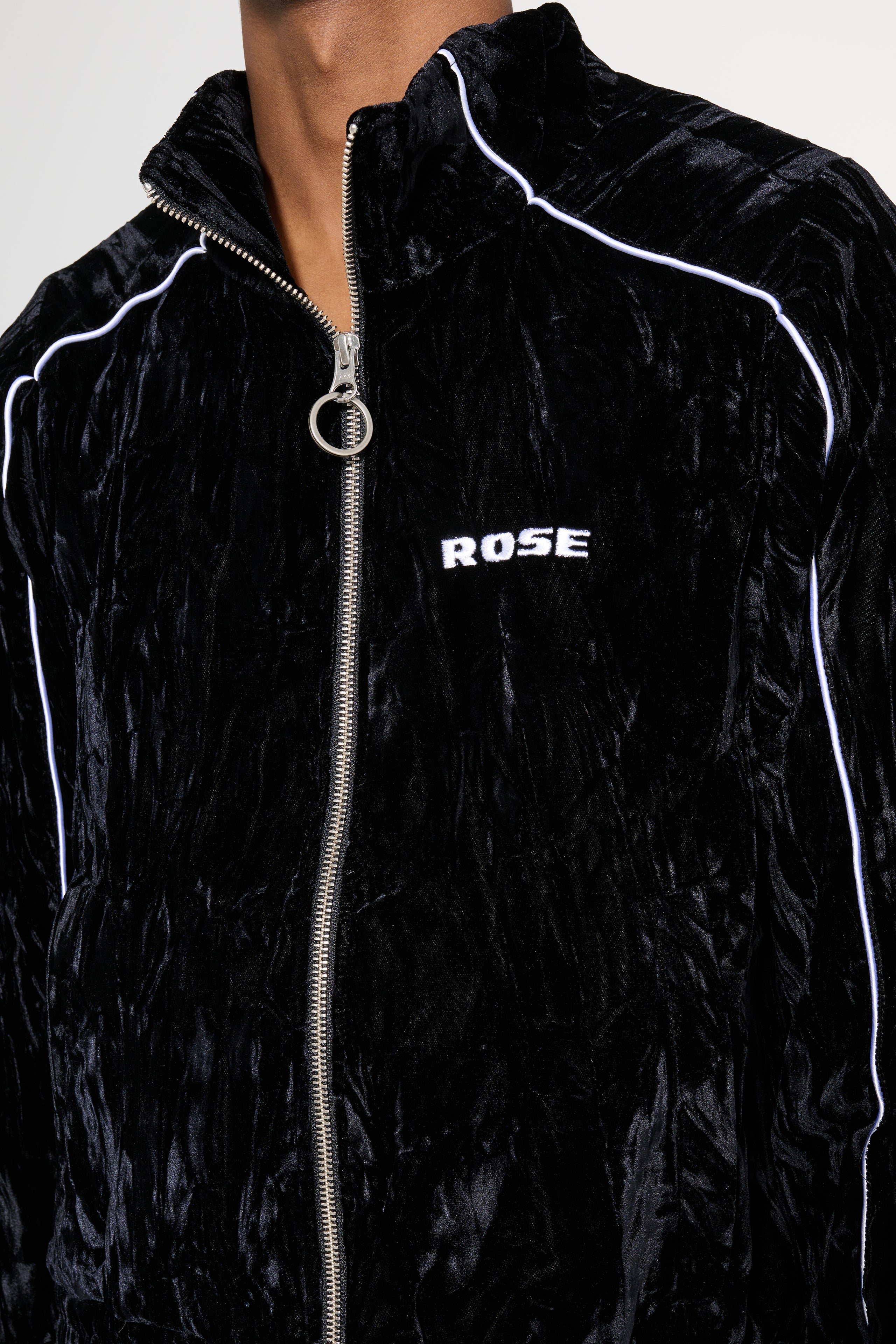 Martine Rose Shrunken Track Jacket Black