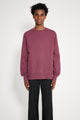 TRÈS BIEN everywear Semi Raglan GD Crewneck Wine