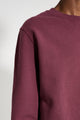TRÈS BIEN everywear Semi Raglan GD Crewneck Wine