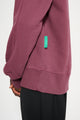 TRÈS BIEN everywear Semi Raglan GD Crewneck Wine